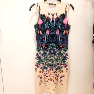 Roberto Cavalli Floral Bodycon Dress